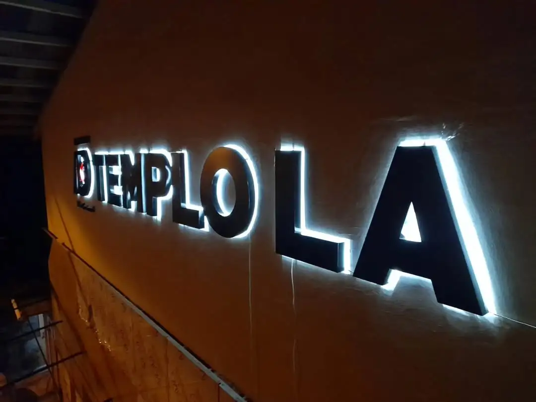 Letras corpóreas 3D en Panamá